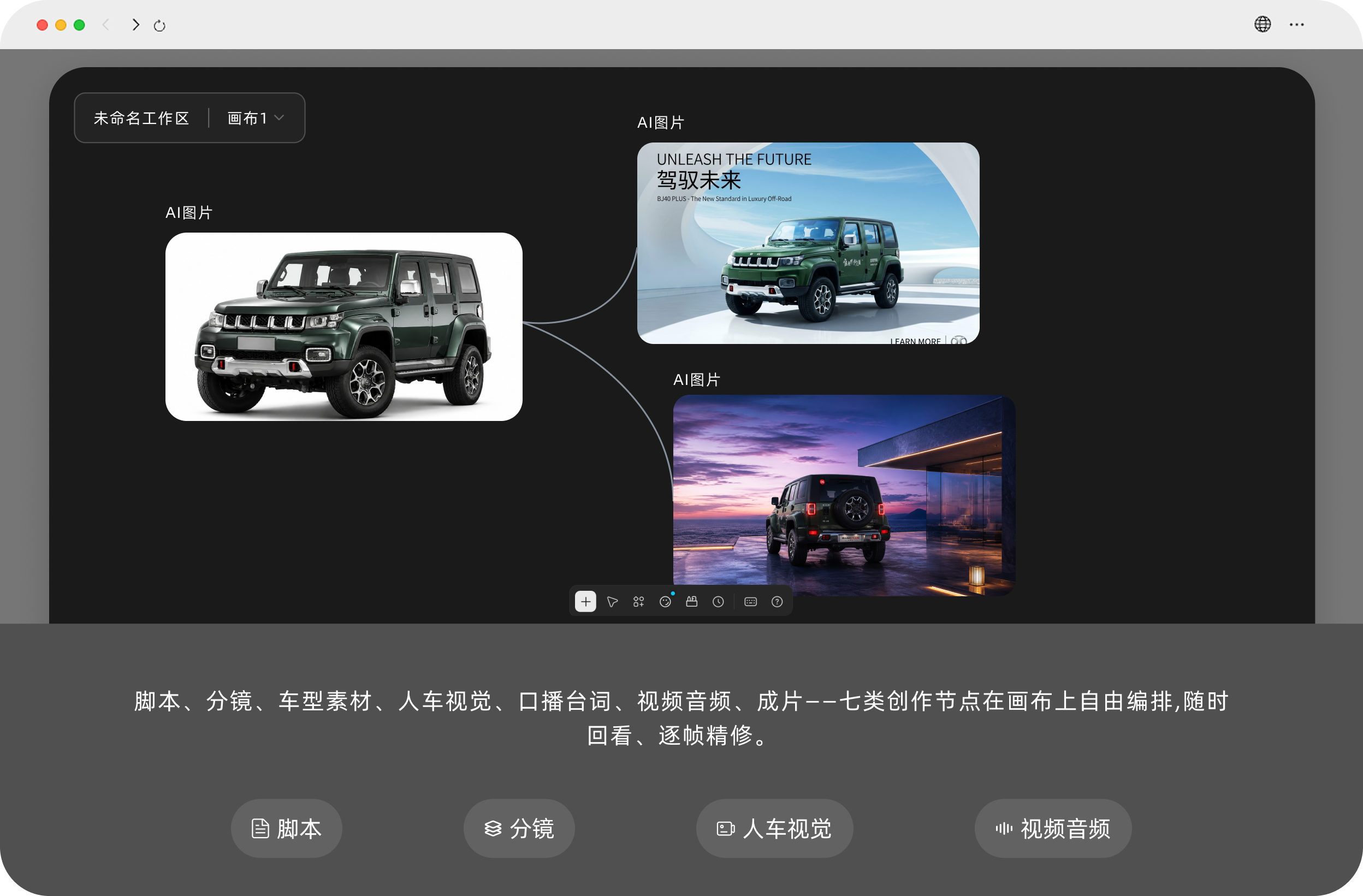 无限画布工作台